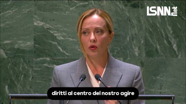 Video - Giorgia Meloni all'ONU: Migrazione, Africa e Intelligenza Artificiale - Una Visione per un Mondo Giusto